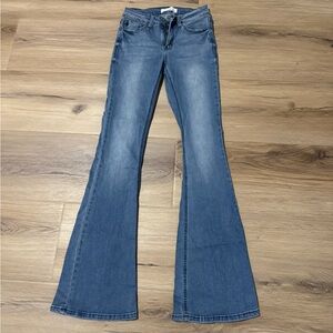 Women's Blue Flared Jeans